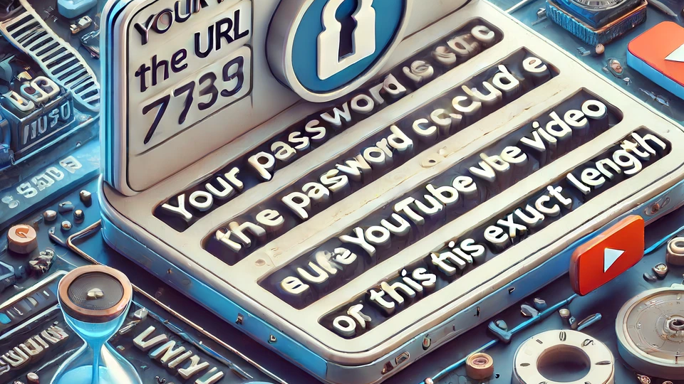 How to Solve the "URL of a YouTube Video of This Exact Length" in The Password Game